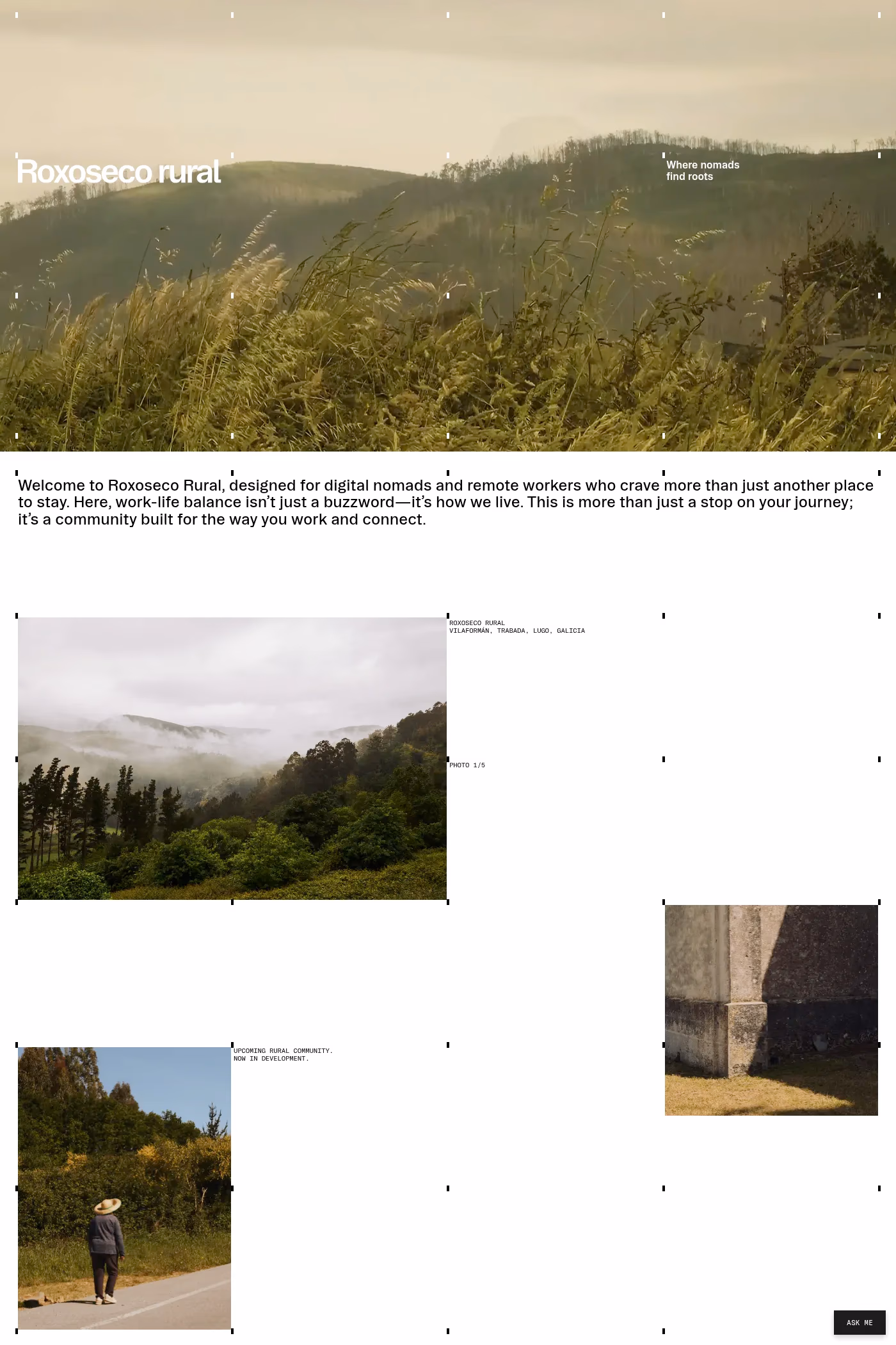 Roxoseco Rural website screenshot