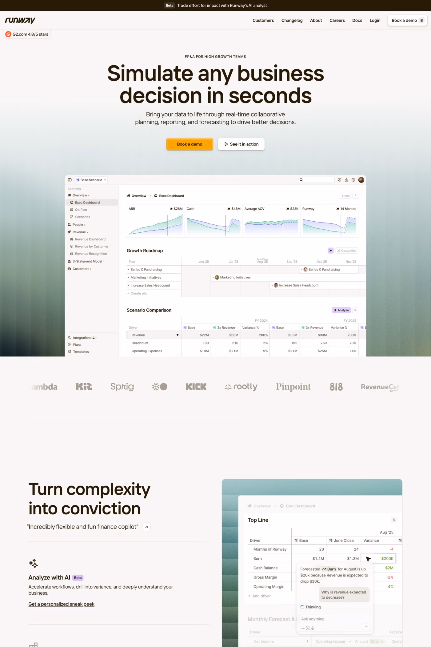 Runway website screenshot