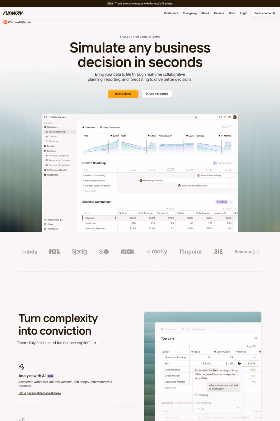 Runway website screenshot
