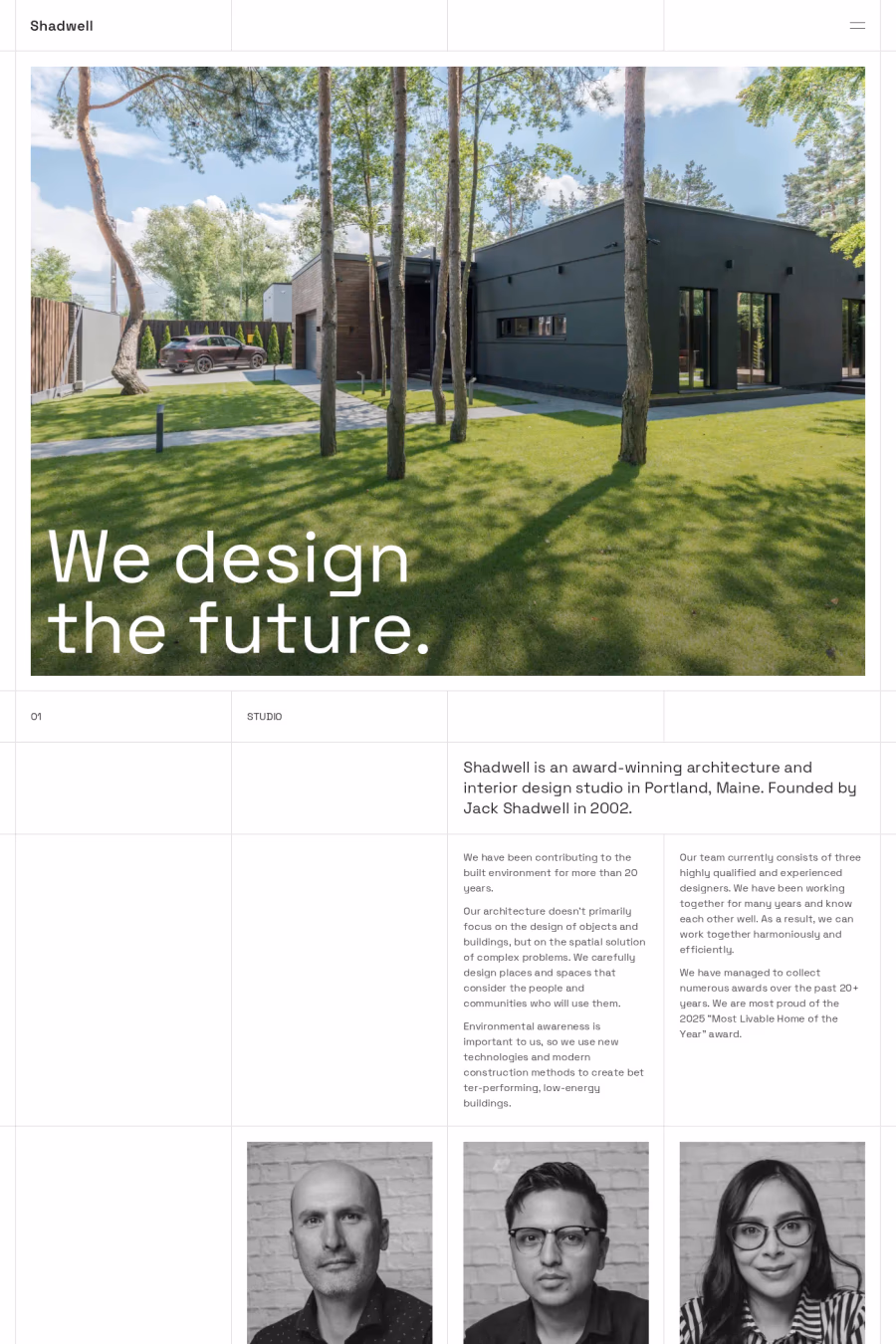 Shadwell template screenshot