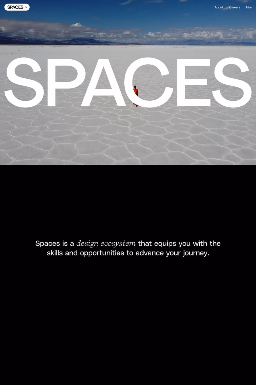 Spaces website screenshot