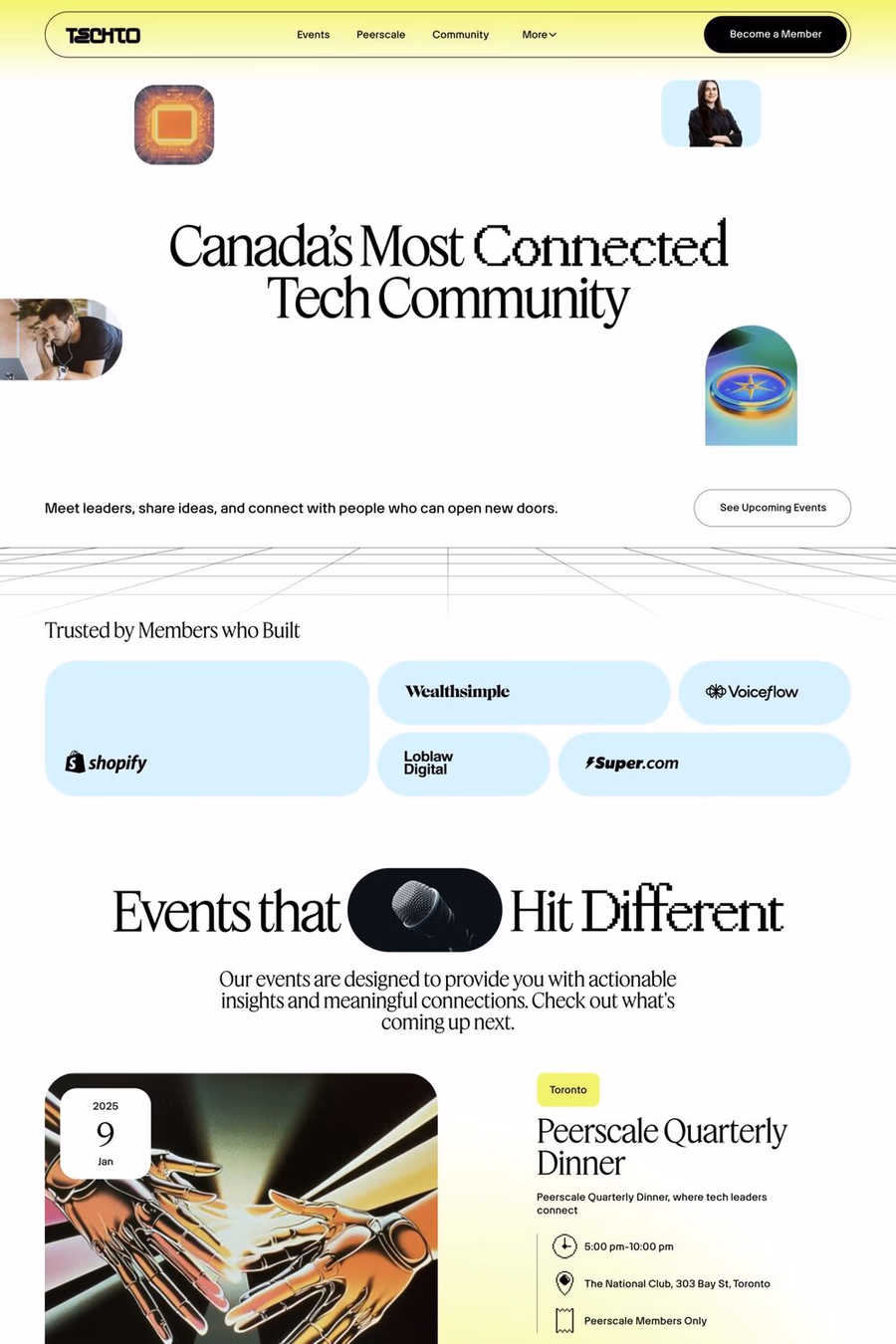 TechTO website screenshot