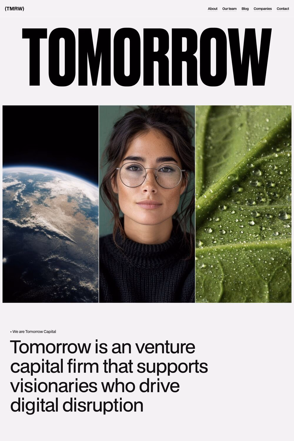 Tomorrow template screenshot