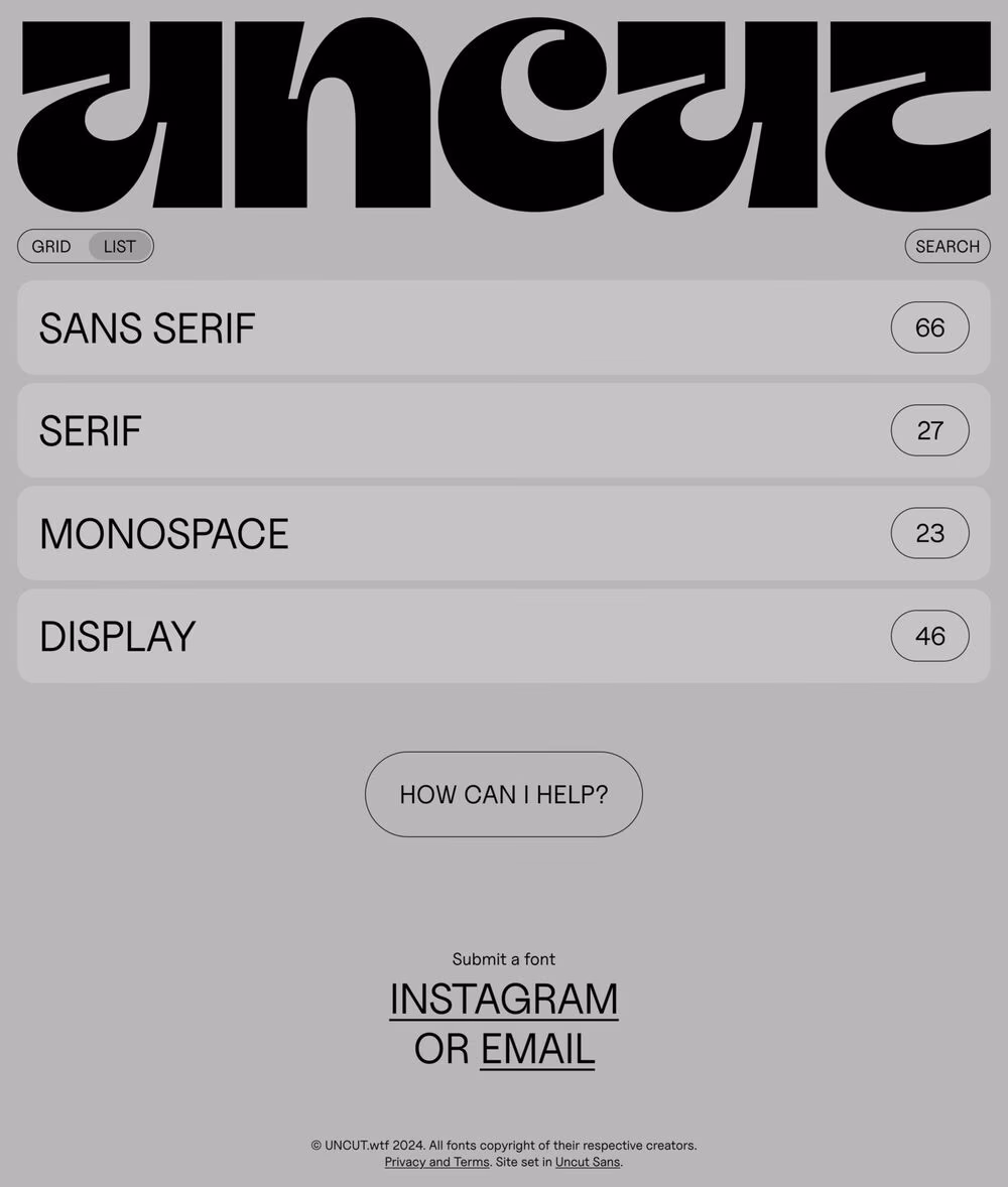 Uncut website screenshot