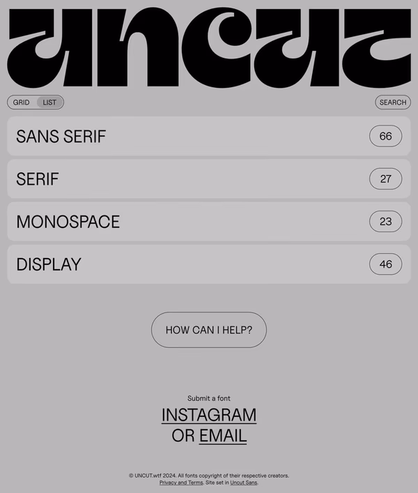 Uncut website screenshot