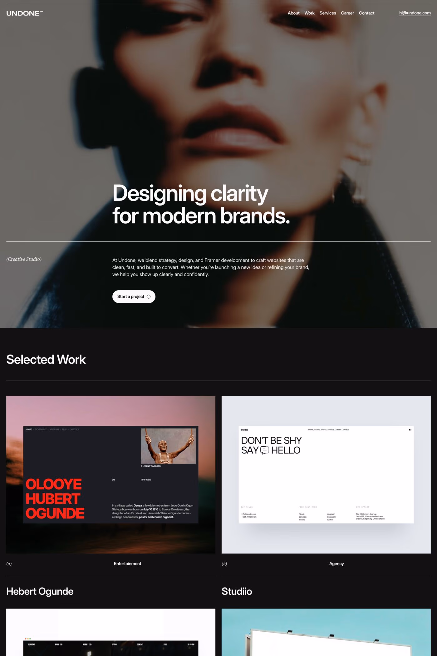 Undone  template screenshot