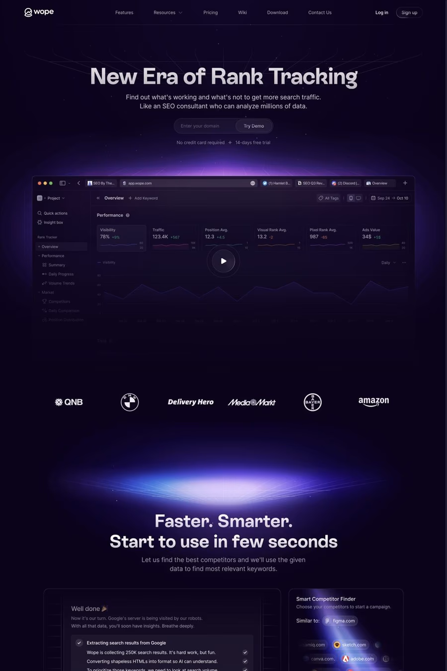 Wope website screenshot